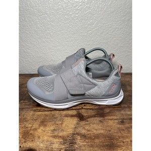 Tiem Slipstream Womens sz 9.5 - Gray/ Pink- spin cycling shoes With Clip